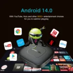 Smart Android 14 TV Box Mortal T1 WIFI6 Voice Control Home Theater AllwinnerH313 Bluetooth 4K HDR - Image 2