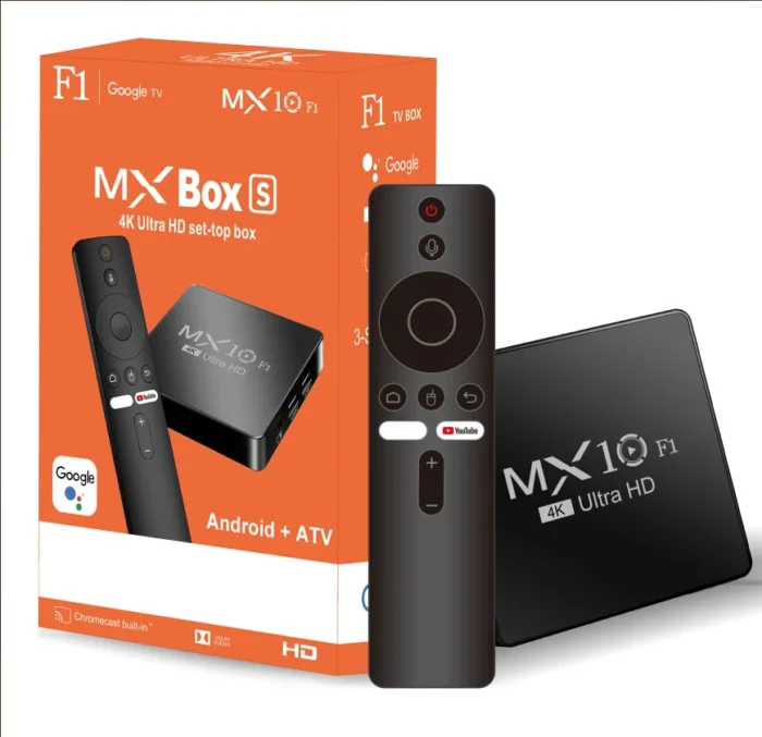 Smart TV Box Android 13 MX10 F1 Allwinner H313 Mali-G31 TV Box Android Support Voice remote control - Image 1